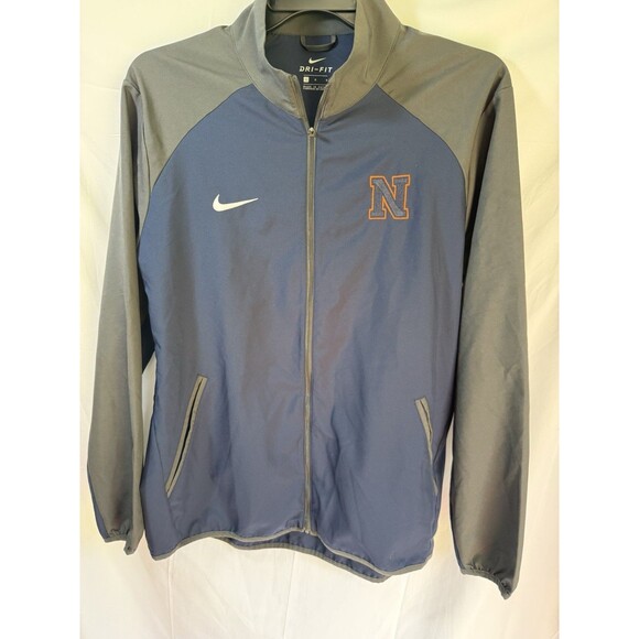 Nike Other - Nike Dri-Fit Full Zip Jacket Size Large Blue with N Logo